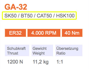 角頭-GA-32-SK50-Gisstec-g1